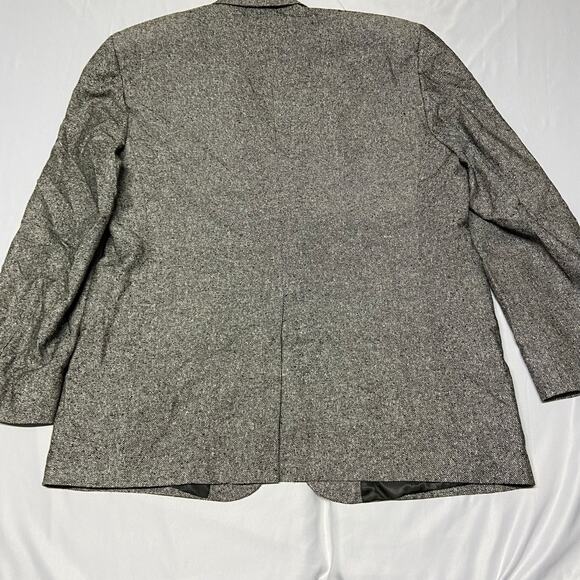 Versini Jacket Blazer Sport Coat Cambodia 100% Silk Boucle' Tweed  43R - Picture 2 of 16
